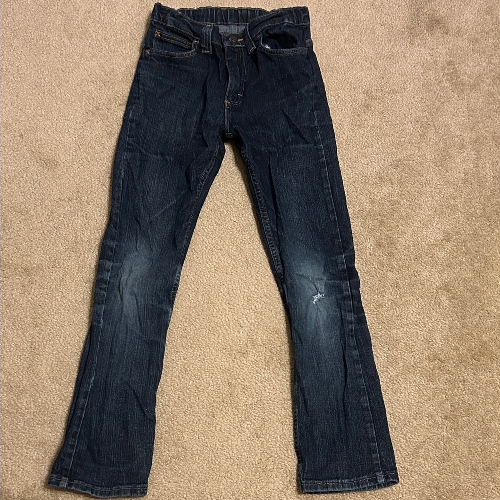 Wrangler Boy's Dark Blue Jeans - 14